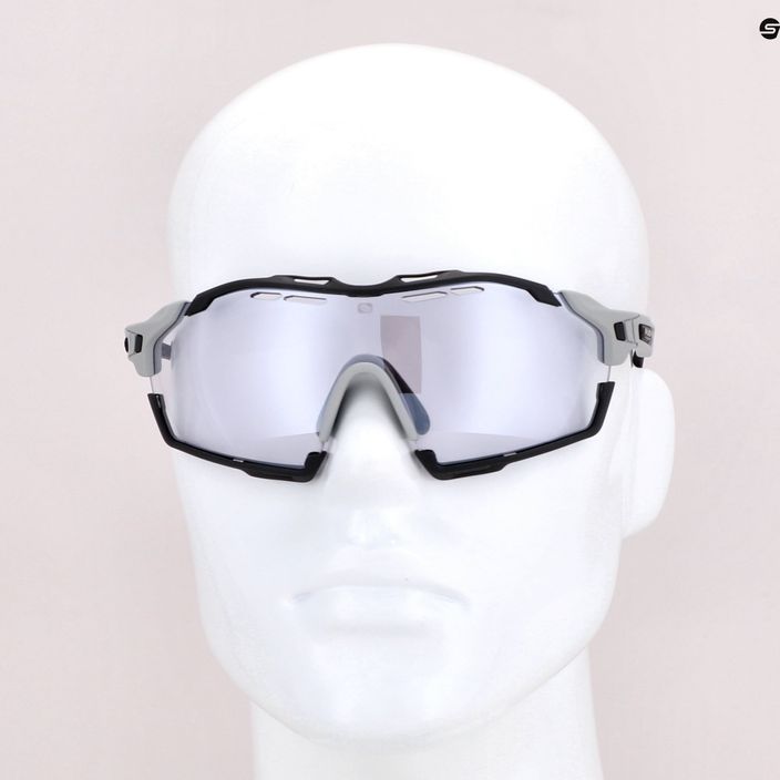 Occhiali da sole Rudy Project Cutline grigio chiaro opaco/impactx fotocromatico2 laser nero 7