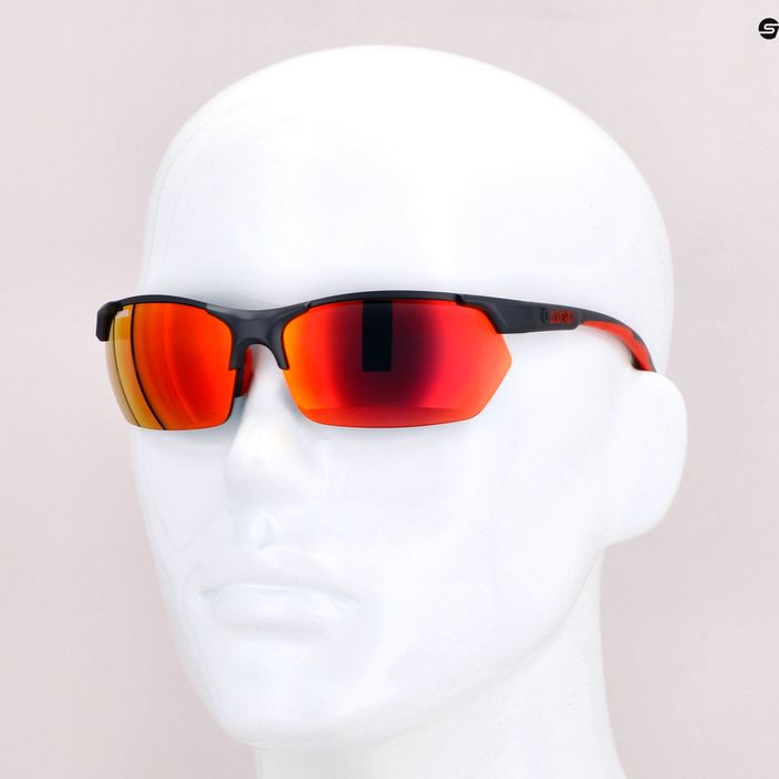Occhiali da sole UVEX Sportstyle 114 Set grigio rosso mat/rosso specchiato/arancio specchiato/chiaro 9
