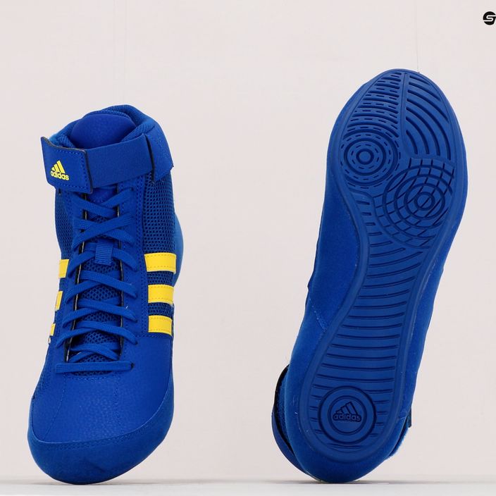 Uomo adidas Havoc scarpe sportive da combattimento blu FV2473 12