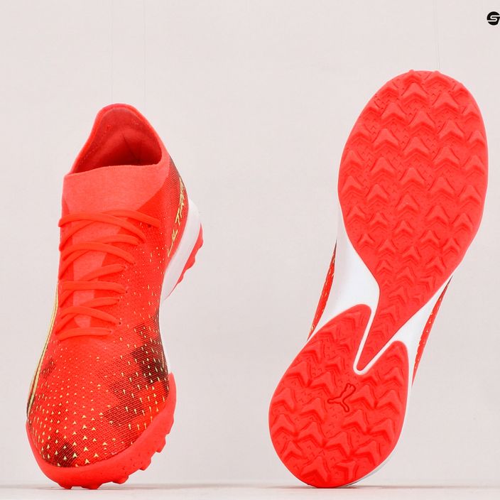 PUMA Ultra Match TT scarpe da calcio da uomo corallo infuocato/luce frizzante/puma nero 11