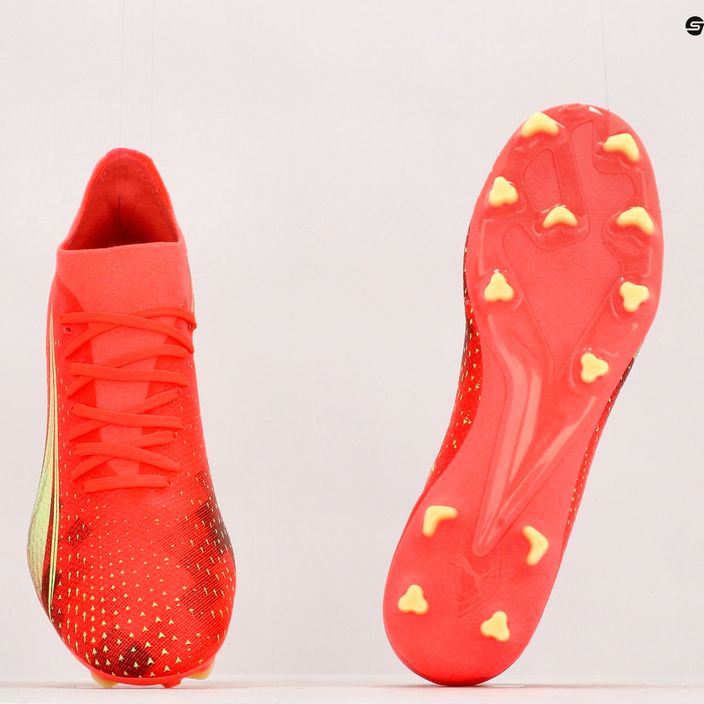 PUMA Ultra Match FG/AG scarpe da calcio uomo corallo infuocato/luce frizzante/puma nero 11