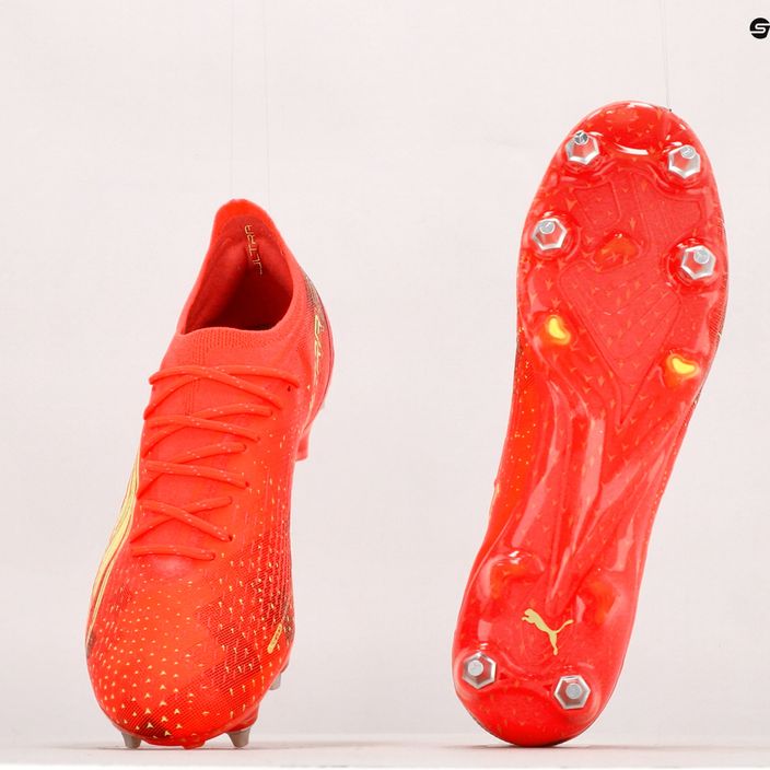 PUMA Ultra Ultimate MXSG scarpe da calcio uomo corallo infuocato/luce frizzante/puma nero 11