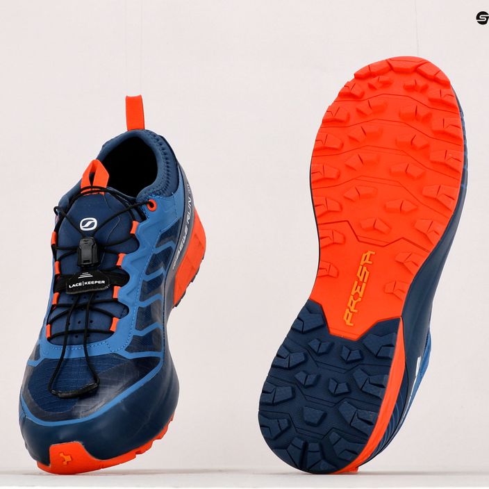 Scarpe da corsa da uomo SCARPA Ribelle Run GTX blu/arancio piccante 12