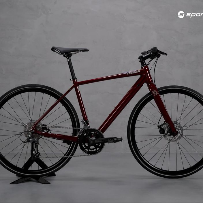 Orbea Vector 30 2022 city bike rosso scuro opaco 15