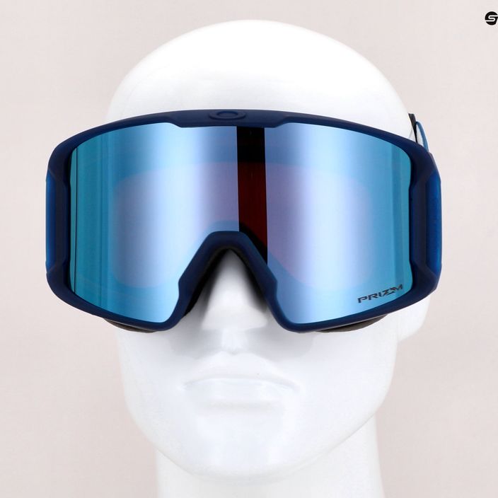 Oakley Line Miner L opaco poseidon/prizm neve zaffiro iridium occhiali da sci 11