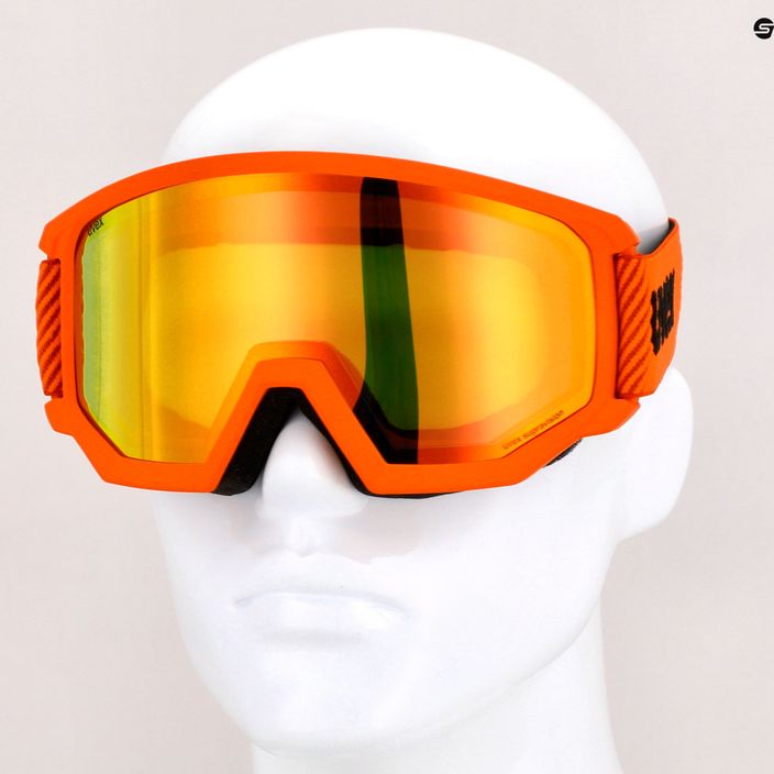 UVEX occhiali da sci Athletic FM fierce red mat/mirror orange 11