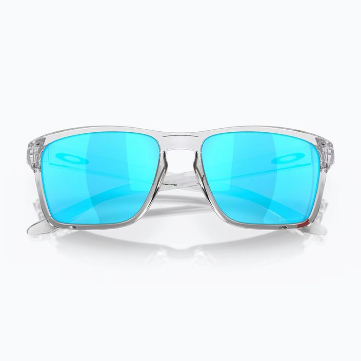 Occhiali da sole Oakley Sylas XL lucidati in zaffiro trasparente/prismatico 5