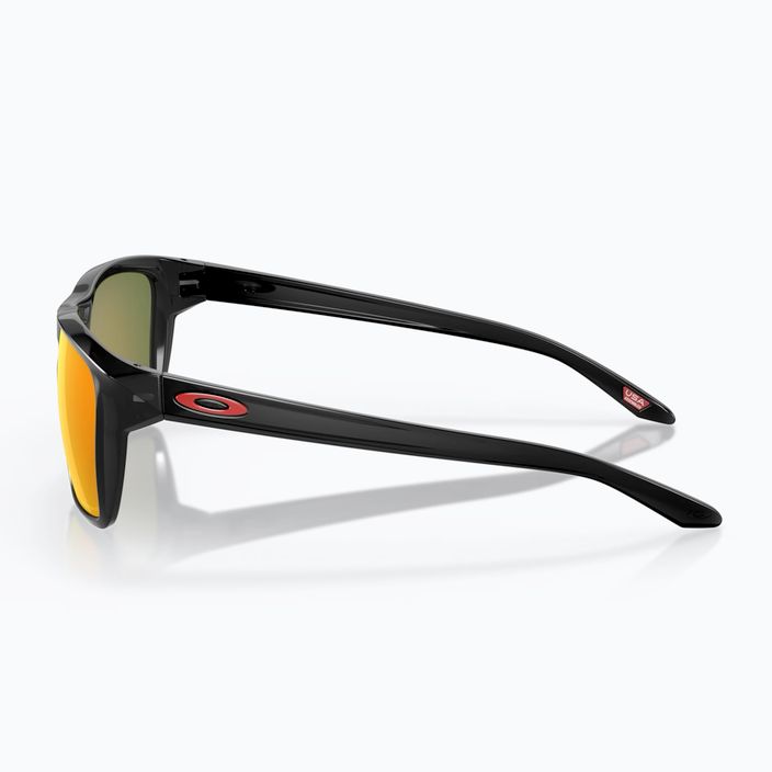 Occhiali da sole polarizzati Oakley Sylas XL inchiostro nero/rubino Prizm 3