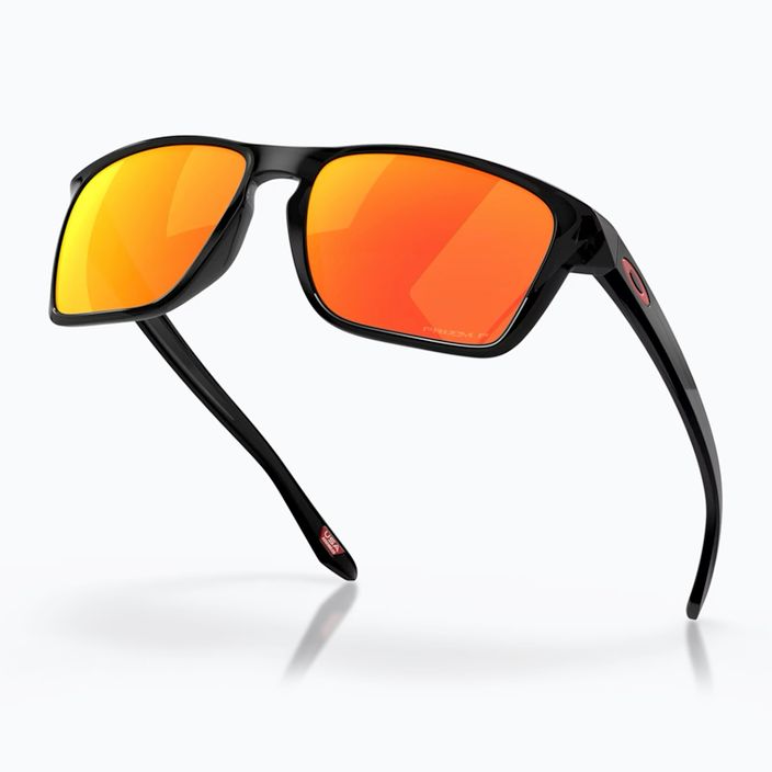 Occhiali da sole polarizzati Oakley Sylas XL inchiostro nero/rubino Prizm 4