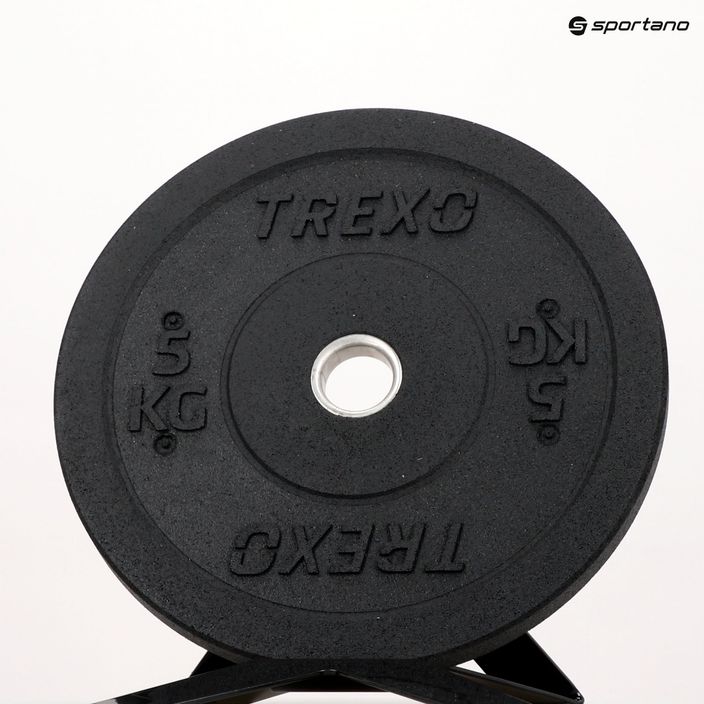 Peso olimpico TREXO TRX-BMP005 5 kg nero 11