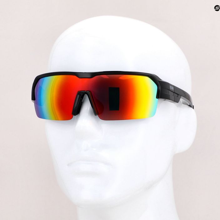 Occhiali da sole Ocean Sunglasses Race nero lucido/rosso revo 7