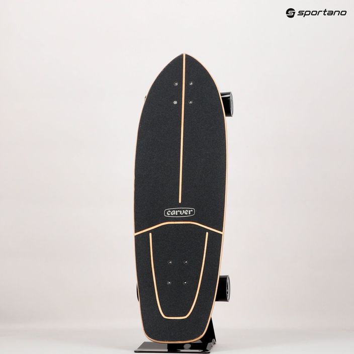 Surfskate skateboard Carver CX Raw 31" Resina 2022 Completo blu e bianco C1012011135 16