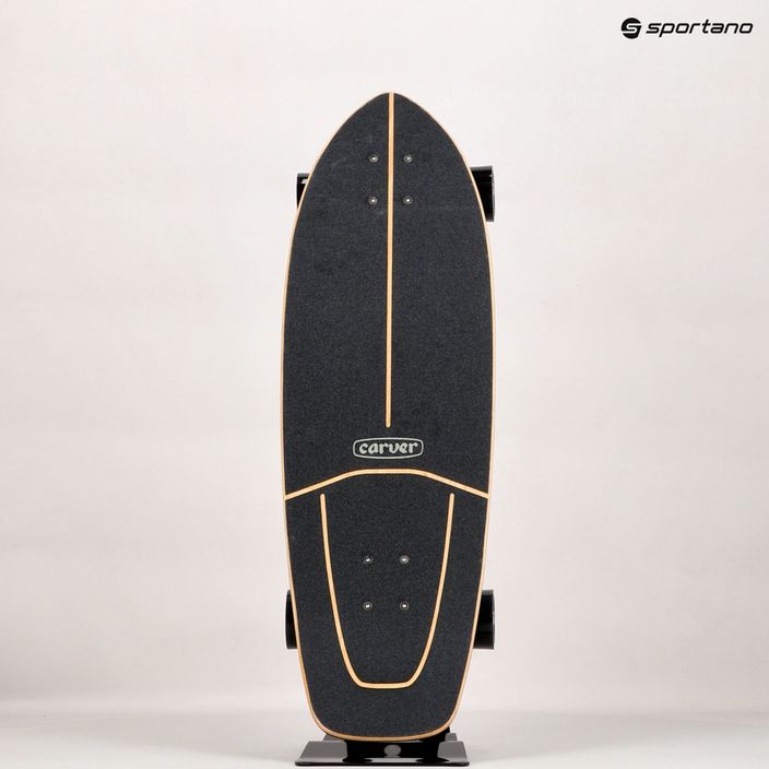 Surfskate skateboard Carver C7 Raw 31" Resina 2022 Completo blu e bianco C1013011135 16