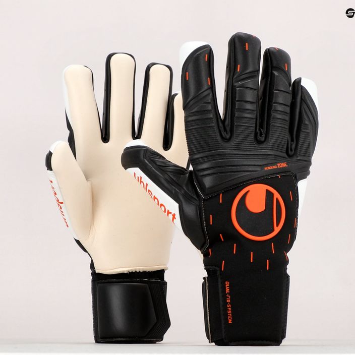 Uhlsport Speed Contact Absolutgrip Hn guanti da portiere nero/bianco/arancio 9
