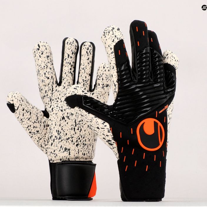 Uhlsport Speed Contact Supergrip+ Hn guanti da portiere nero/bianco/arancio 9