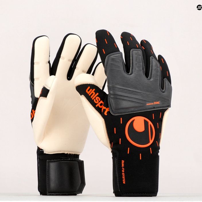 Uhlsport Speed Contact Absolutgrip Reflex guanti da portiere nero/bianco/arancio 9