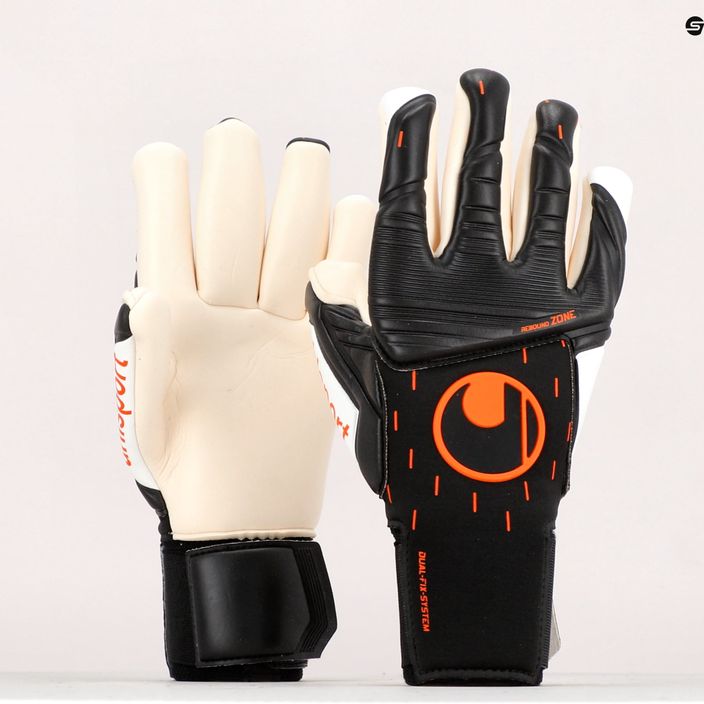 Uhlsport Speed Contact Absolutgrip Finger Surround Guanti da portiere nero/bianco/arancione 9