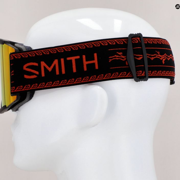 Smith Squad XL ac/zeb powell/everyday red mirror/storm rose flash occhiali da sci 9