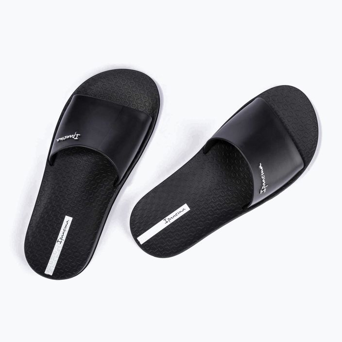 Ipanema Slide Ciabatte unisex nero / bianco 8