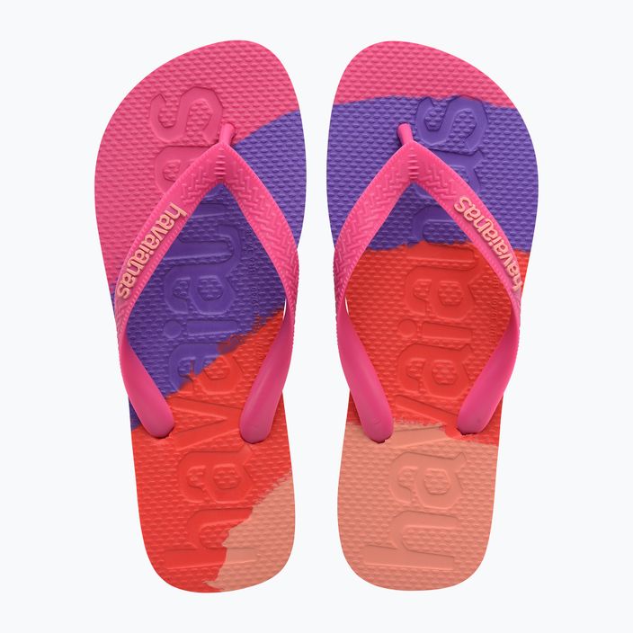 Havaianas Top Logomania Colors II rosa infradito 10