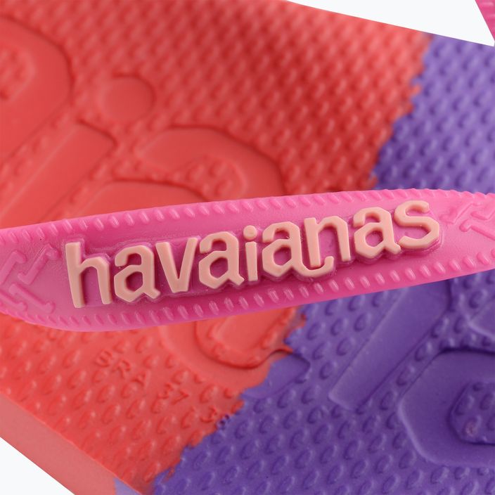 Havaianas Top Logomania Colors II rosa infradito 13