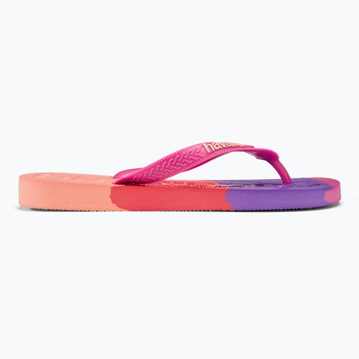 Havaianas Top Logomania Colors II rosa infradito 2