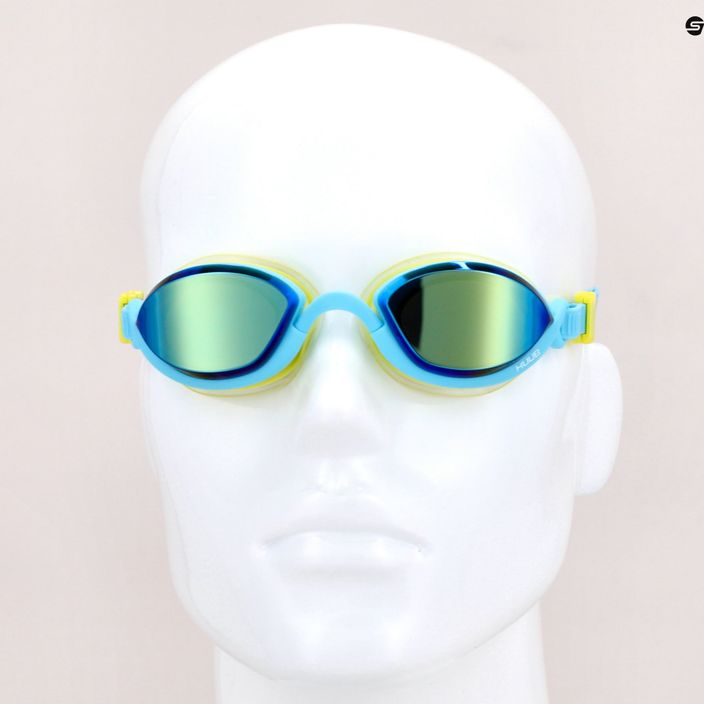 Occhiali da nuoto HUUB Pinnacle Air Seal giallo acqua/blu 8