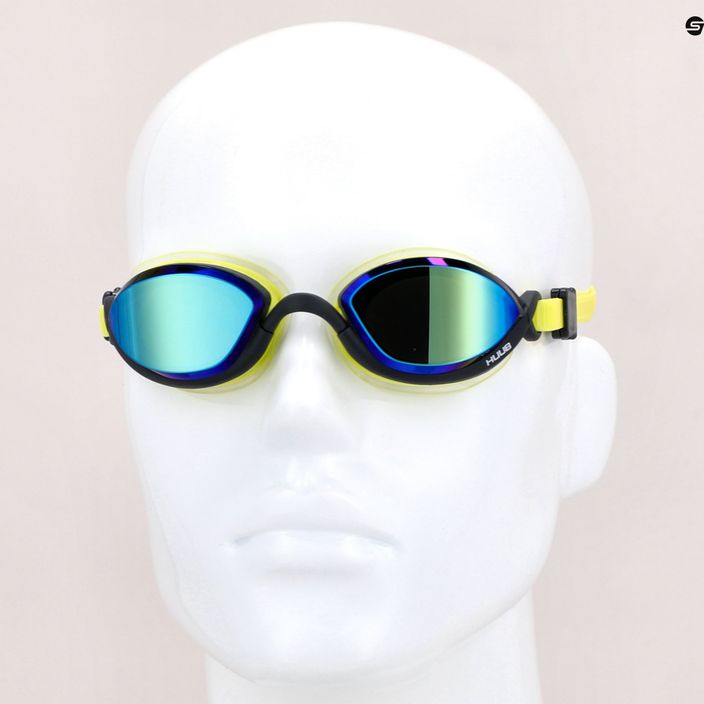 Occhiali da nuoto HUUB Pinnacle Air Seal giallo fluo/nero 8