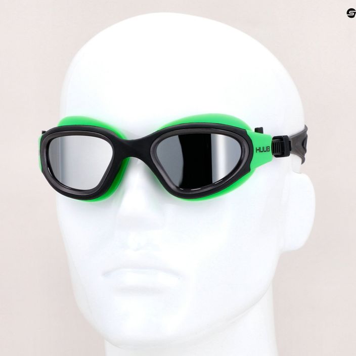 Occhiali da nuoto HUUB Aphotic Polarised & Mirror green polarised 7