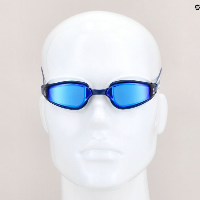 Occhialini da nuoto Aquasphere Fastlane 2022 blu/bianco/blu specchio 5