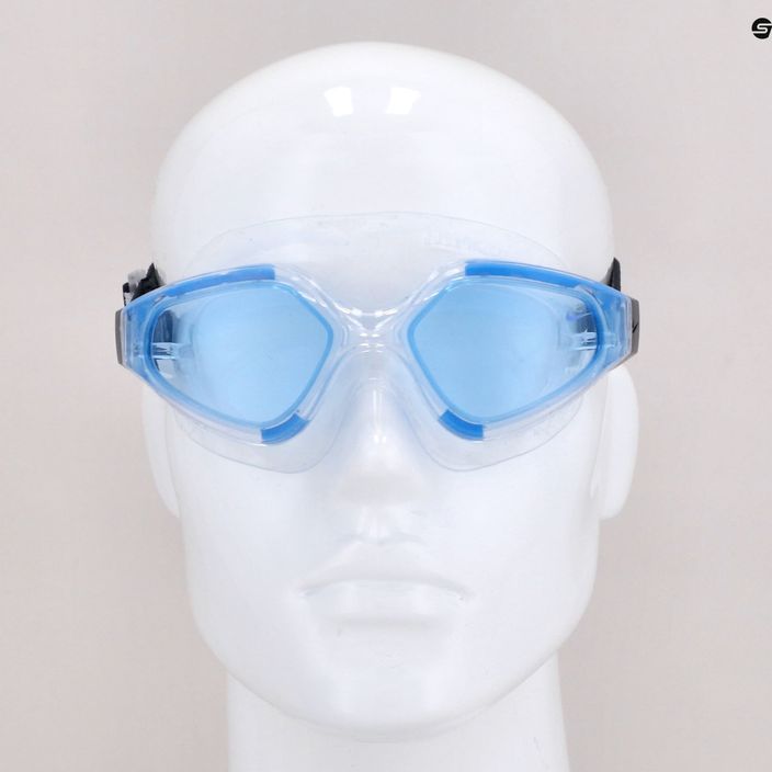 Maschera da nuoto Nike Expanse trasparente/blu 8