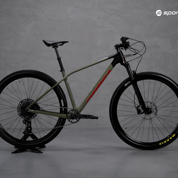 Orbea Alma M51-Eagle 2022 verde/rosso mountain bike 16