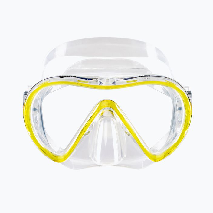 Mares Vento trasparente/giallo set da immersione 10