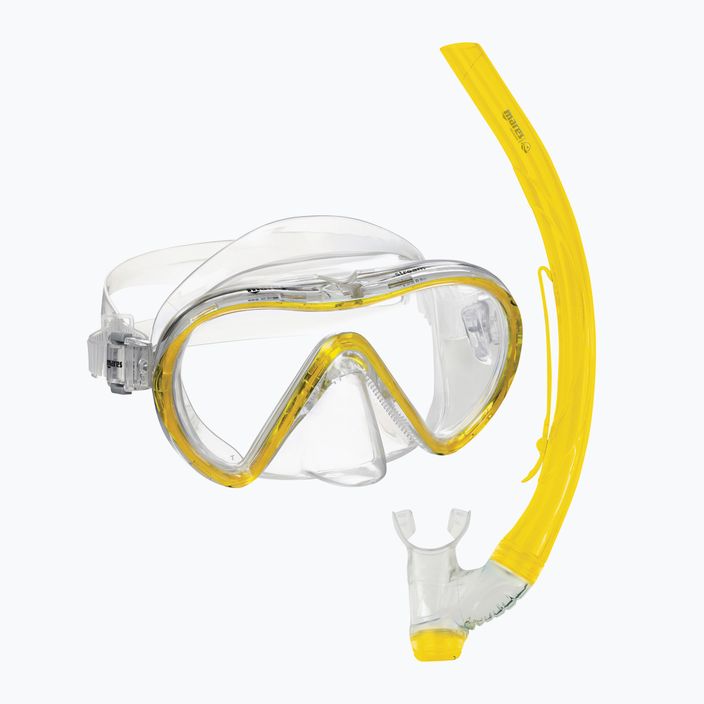 Set di snorkel Mares Combo Stream giallo/chiaro