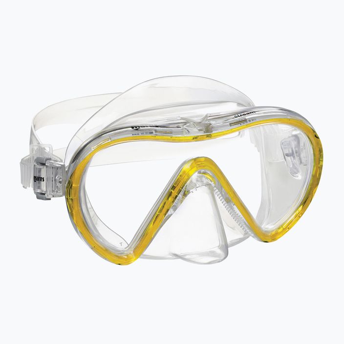 Set di snorkel Mares Combo Stream giallo/chiaro 2