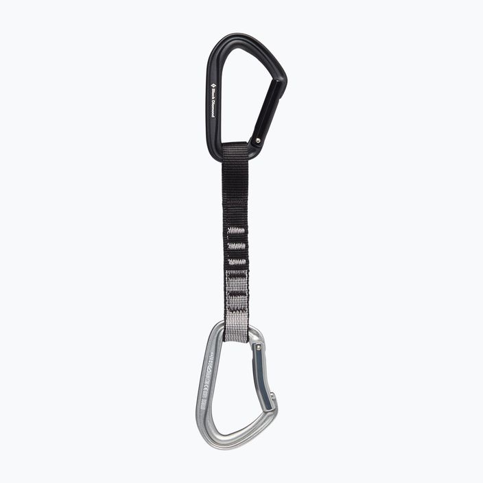 Black Diamond Hotforge Quickdraw climbing express 16cm grigio chiaro