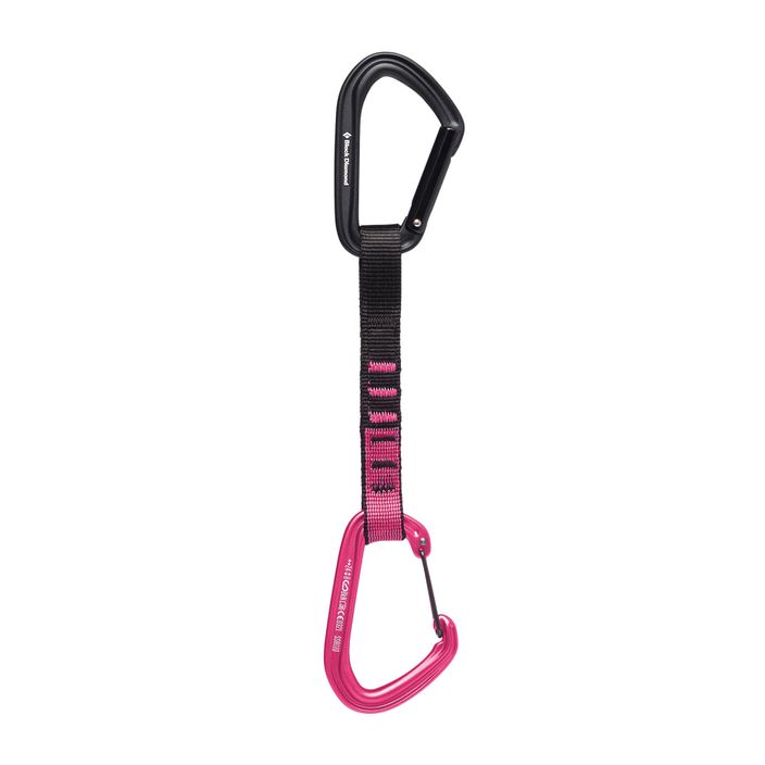 Black Diamond Hotforge Hybrid Quickdraw climbing express 16 cm ultra pink 2