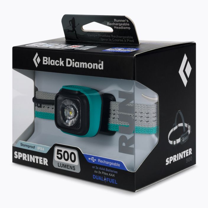 Black Diamond Sprinter 500 torcia da testa in patina scura
