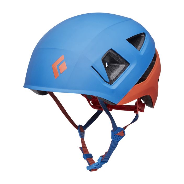 Black Diamond Capitan ultra blu/persimmon casco da arrampicata per bambini 6