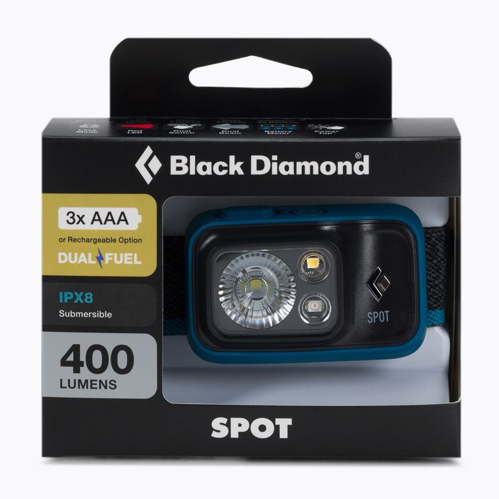 Torcia Black Diamond Spot 400 azul 2