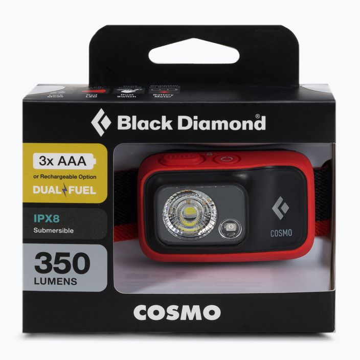 Black Diamond Cosmo 350, torcia da testa in acetato 2