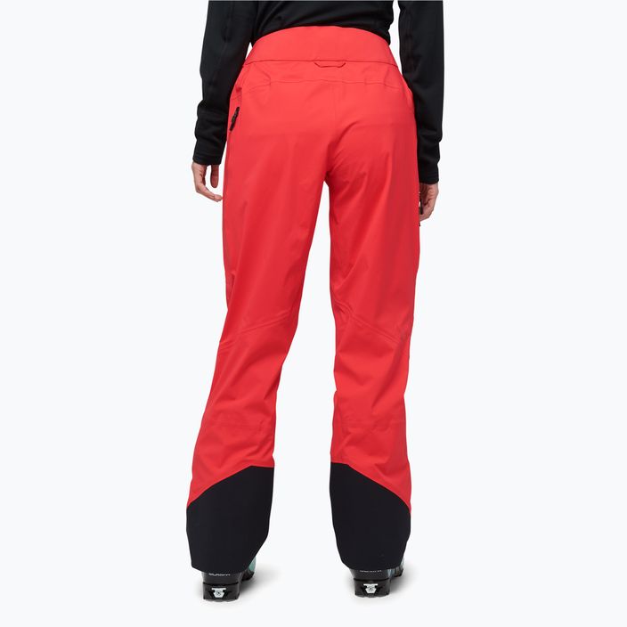 Pantaloni da sci da donna Black Diamond Recon LT Stretch rosso corallo 2