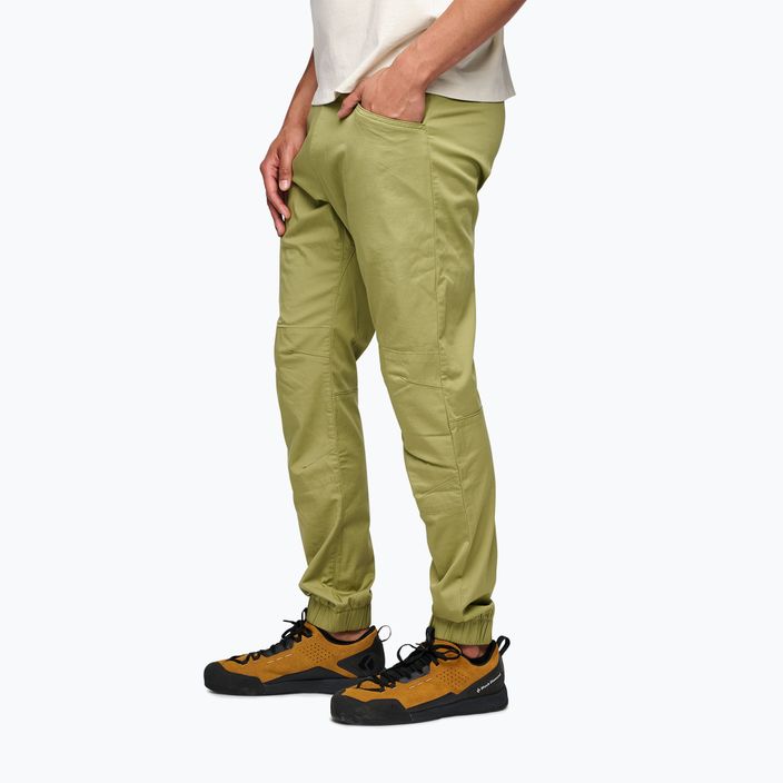 Pantaloni da arrampicata da uomo Black Diamond Notion Pants verde cedro 2