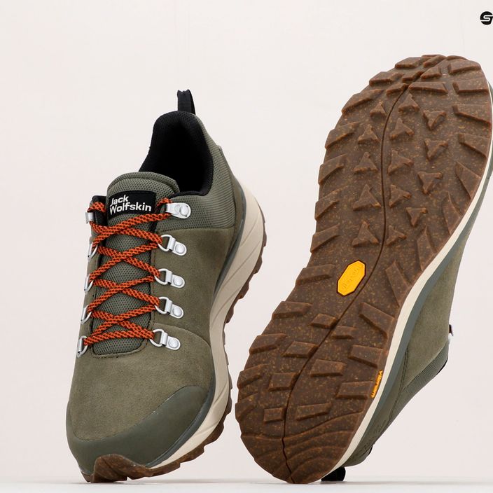 Jack Wolfskin scarpe da trekking da uomo Terraventure Urban Low khaki/arancione 11