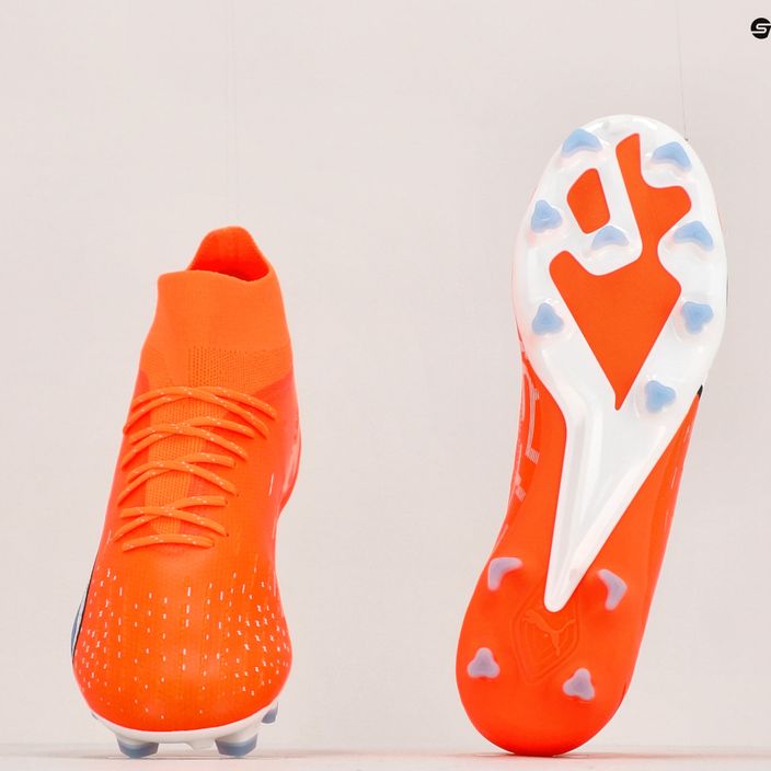 PUMA Ultra Pro FG/AG scarpe da calcio uomo ultra arancione/puma bianco/blu glimmer 11