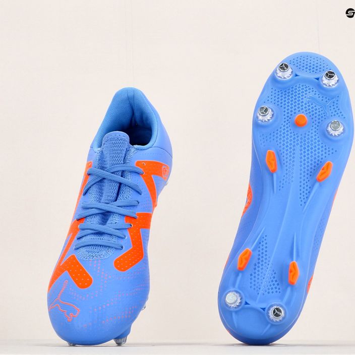 PUMA Future Play MXSG scarpe da calcio uomo blu glimmer/puma bianco/ultra arancione 11
