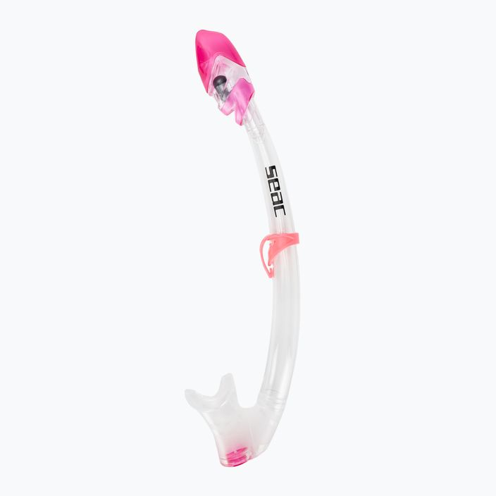 Snorkel per bambini SEAC Tribe Dry rosa
