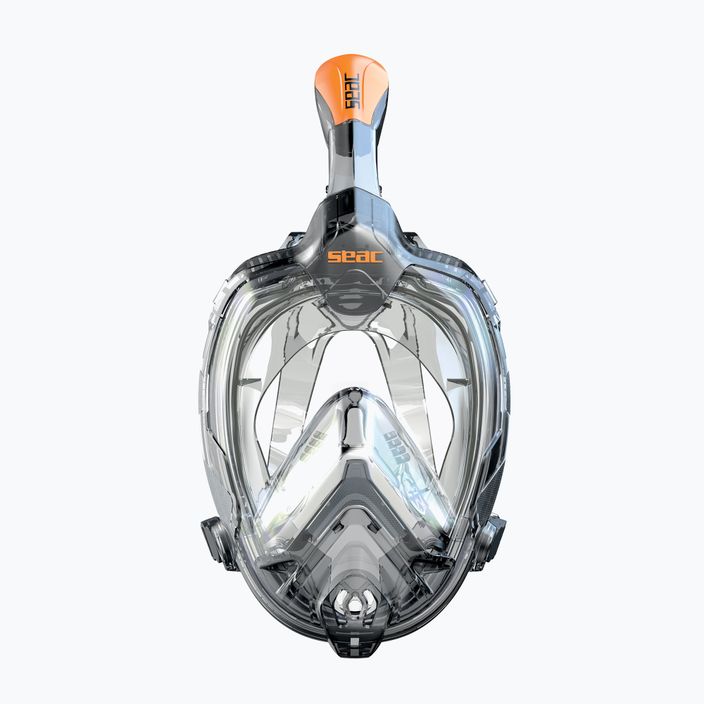 SEAC Libera nero/arancio maschera integrale per lo snorkeling 2