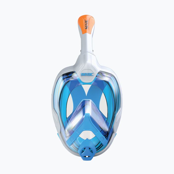 Maschera integrale SEAC Magica bianco/arancione per lo snorkeling 2