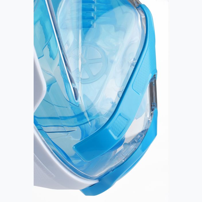 Maschera integrale SEAC Magica bianco/arancione per lo snorkeling 4